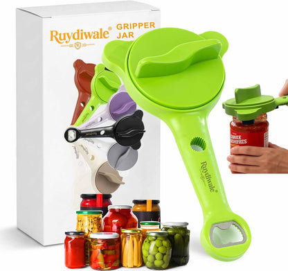 4-in-1 Jar Opener, Adjustable Jar Opener for Seniors
