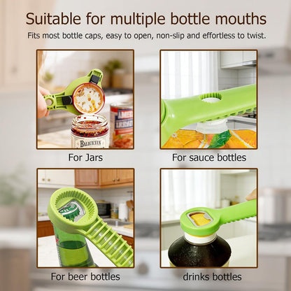 4-in-1 Jar Opener, Adjustable Jar Opener for Seniors