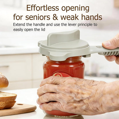 4-in-1 Jar Opener, Adjustable Jar Opener for Seniors
