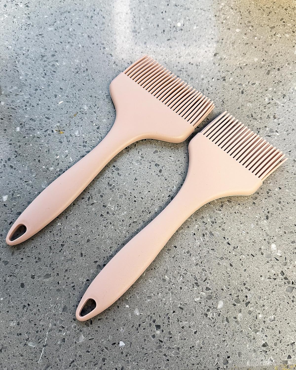 2Pcs Silicone Basting Pastry Brush - Heat Resistant Cooking Brushes Food Brush for Oil, Sauce, BBQ, Baking Outdoor Grill Dishwasher Safe – Green
