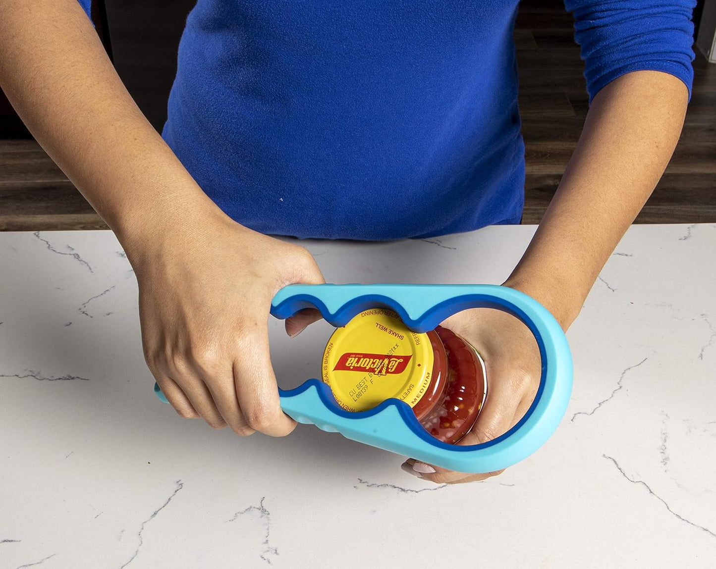 Evriholder Easi-Twist 1pk, Easy Grip Jar Opener, Pack of 1, Colors May Vary