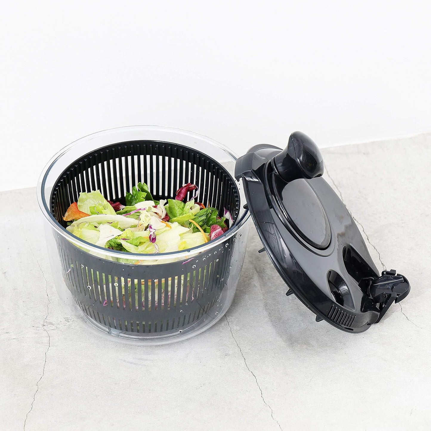 Pearl Metal Salad Spinner Vegetables Drainer