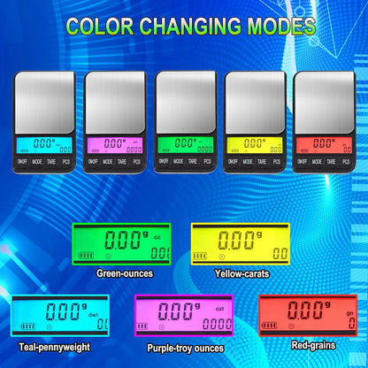 American Weigh Scales Digital Pocket Scale AC Series 1200g x 0.1g | High Precision 0.1g Accuracy Mini Gram Scale for Kitchen, Lab, Jewelry, Coin Scale, Small Digital Gram Scale Portable Travel Scale