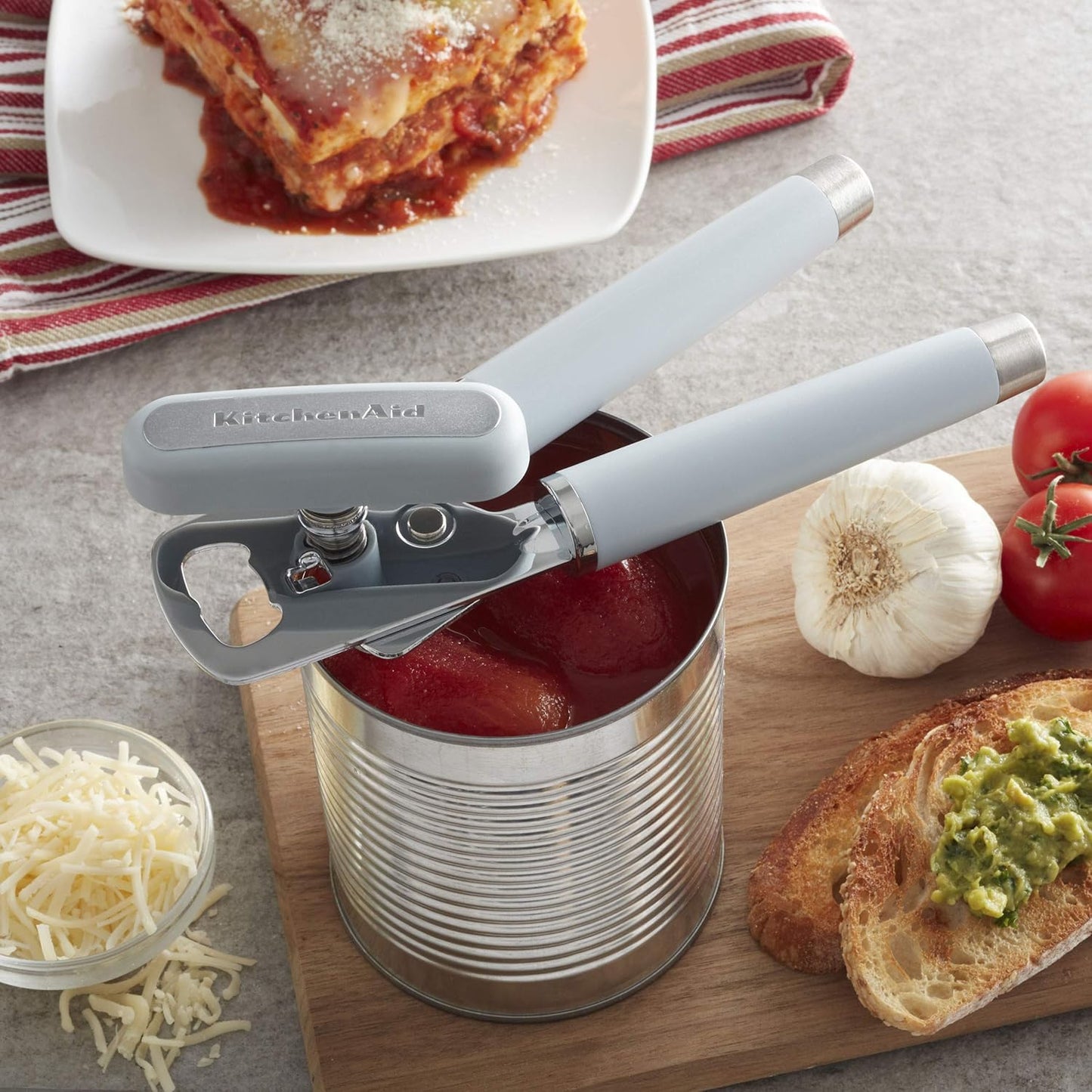 KitchenAid Gourmet Multifunction Can Opener/Bottle Opener, 8.36-Inch, Black