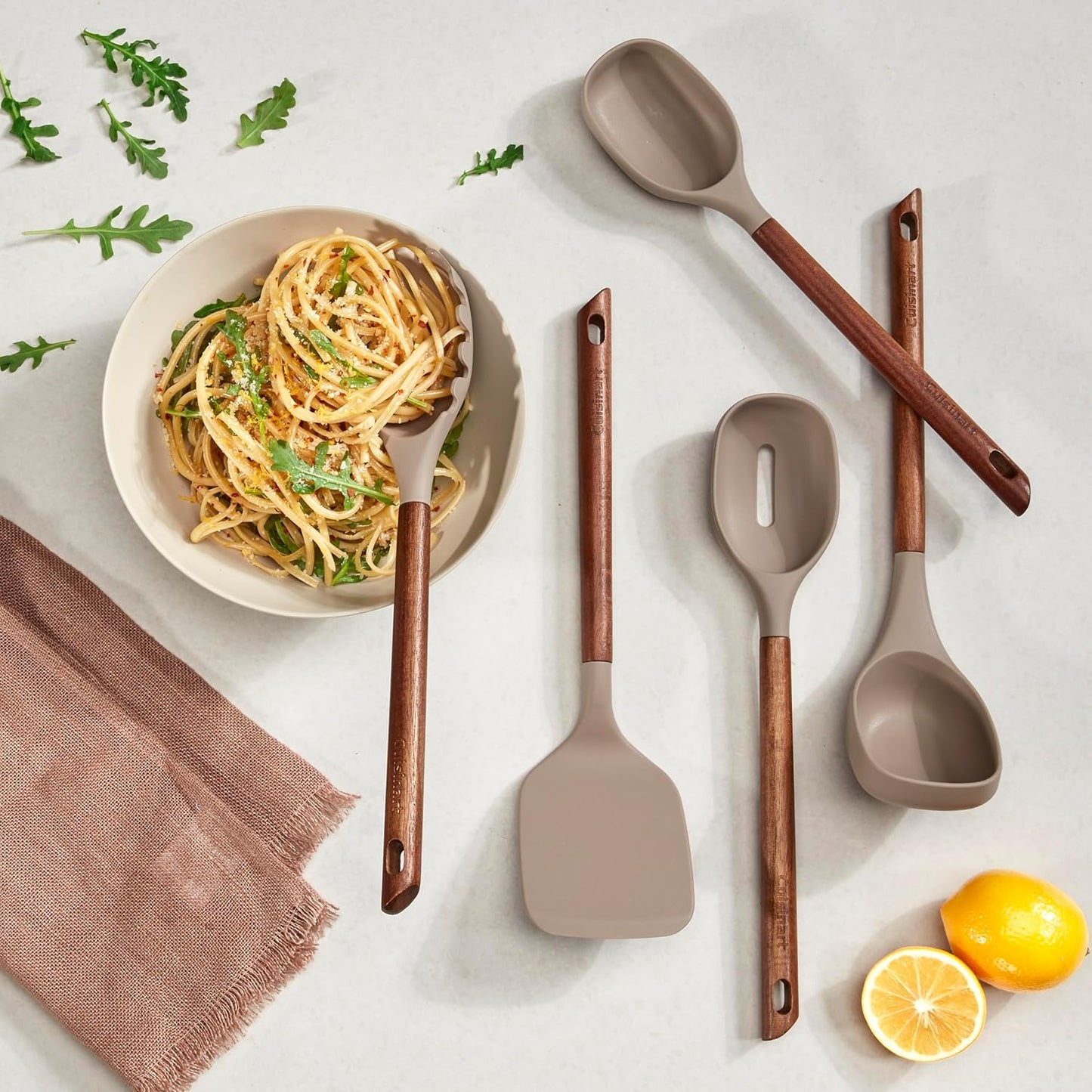 Cuisinart AcaciaFusion Set of 5 Tool Set - Tan