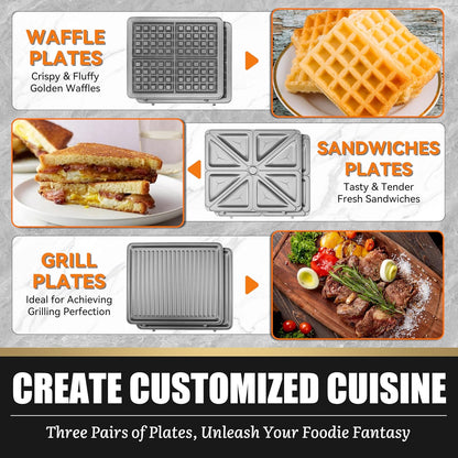 FineMade Electric Empanada Maker Machine with Press Mold,Large Dumpling Maker Press,Pierogi Maker Press Machine,Make 4 Psc of 6 Inches Large Empanadas,Jamaican Beef Patties,Calzones,Pocket Pies,Black