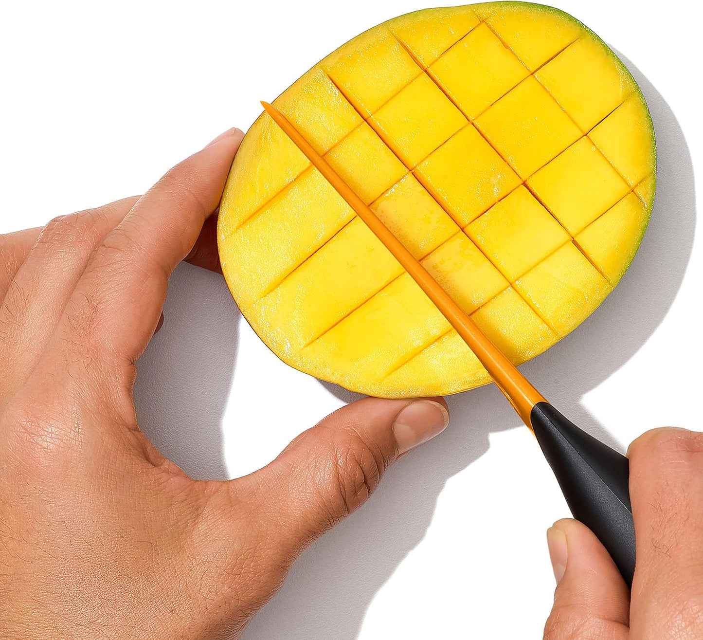 OXO Good Grips Mango Slicer with Scoop,Orange 1 x 1.5 x 7"