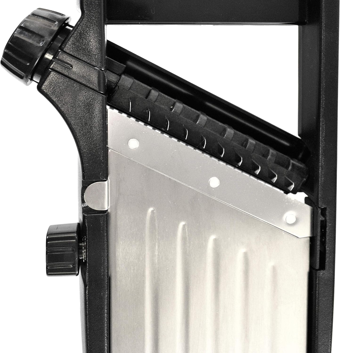 Norpro Deluxe Mandoline Slicer/Grater, Black, 12-in.