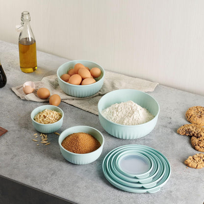 Table Concept Food Storage Containers, Plastic Bowls with Lids Set, Mixing Bowls, Food Prep Containers, Meal Prep Container, 8 Piece Set