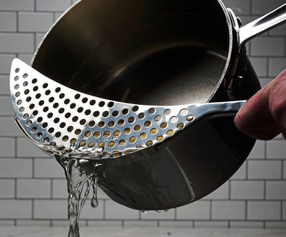 RSVP International Endurance Kitchen Collection Colander Strainer, Mini, Pierced Stainless Steel