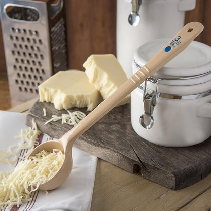 Carlisle FoodService Products Short Handle Portion Control Spoon 4 Ounces Beige