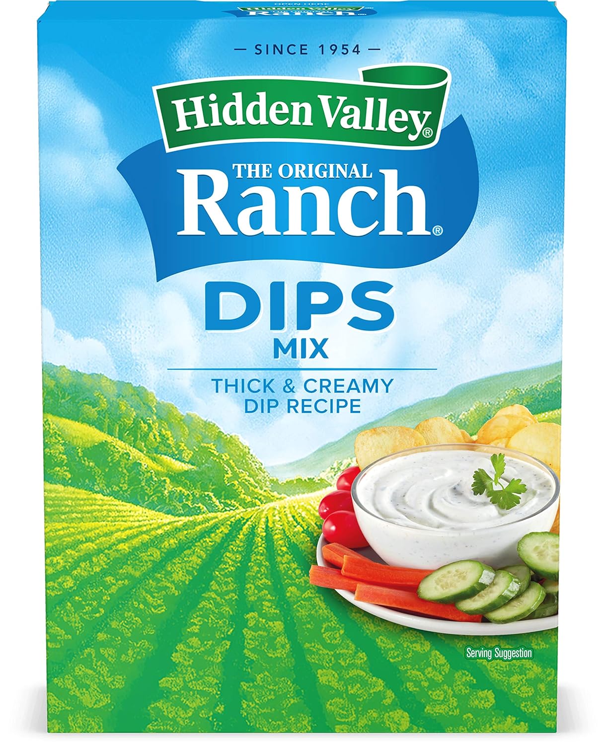 Hidden Valley Original Ranch Dip Mix, 1 Ounce Each, 4 Count (Package May Vary)