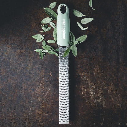 Premium Classic Series Zester - Pomegranate Red | Lemon Zester tool, Hard Cheese & Vegetable Grater | For Citrus, Parmesan Cheese, Garlic, Ginger, Nutmeg | Fine Stainless Steel Blade, Made in USA