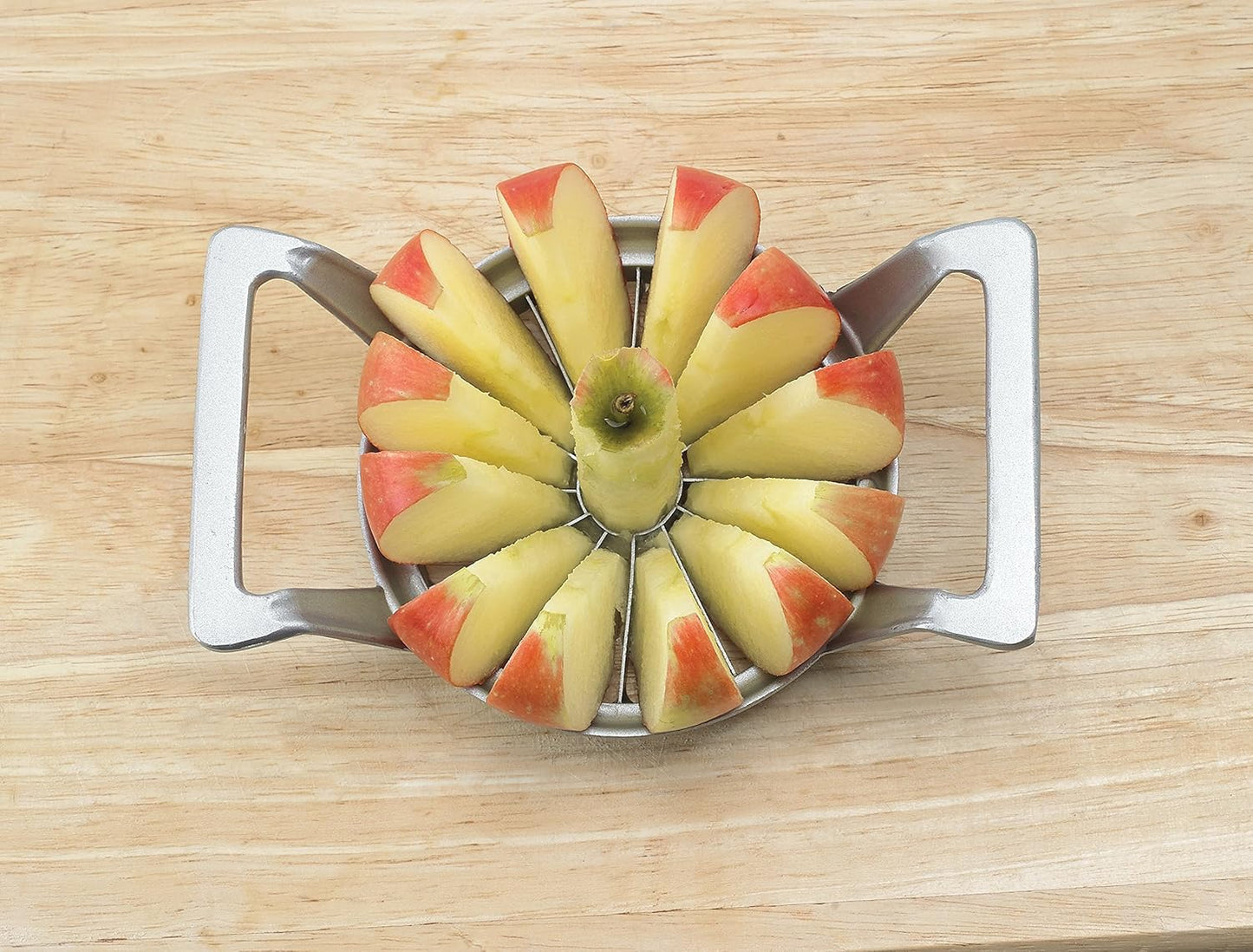 Mrs. Anderson’s Baking 12-Slice Apple Corer, Non-Stick Stainless Steel, Cuts Thin Wedges