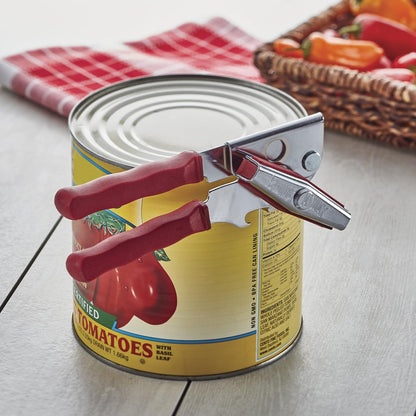 Swing-A-Way Ergo Can Opener with Silicone Handles, Red
