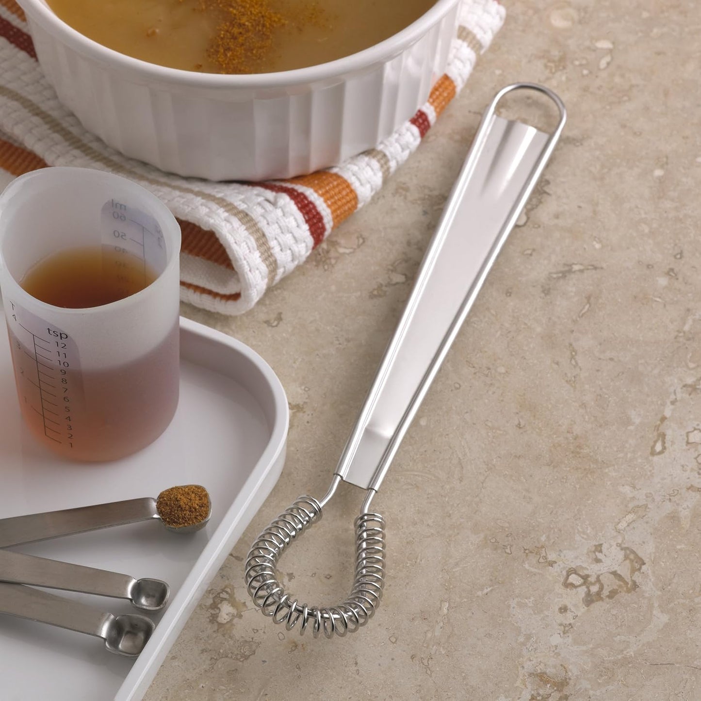 Fox Run Mini Whisks, Chrome Plated, Set of 4, Metallic, 8 x 2 x 1.75 inches