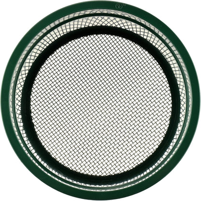 SE 5.5 Inch Mini Stackable Classifier Gold Prospecting Pan - 50 Holes/Square Inch Stainless Steel Mesh Sifting Pan, Green