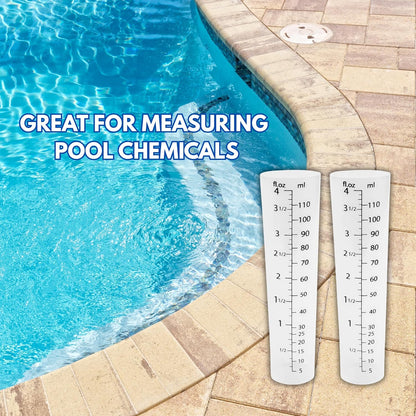 ACCUPOUR 4oz (110 mL) Graduated Cylinder - Heat Resistant & Chemical Resistant, Multipurpose Measuring Cylinder, Measurements in Milliliters (mL) and Fluid Ounces (Fl Oz) (1 Pack)