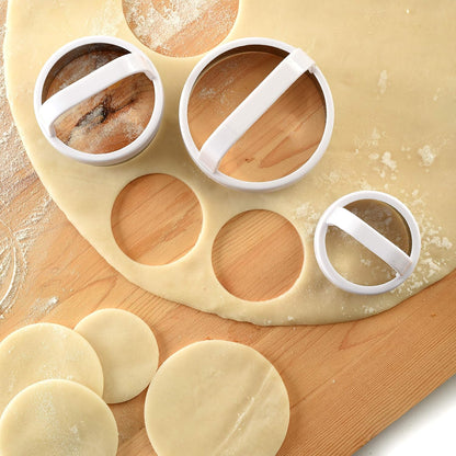 Norpro Biscuit/Cookie Cutters, Set of 3, As Shown