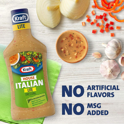 Kraft Zesty Italian Dressing Family Size, 24 fl oz Bottle