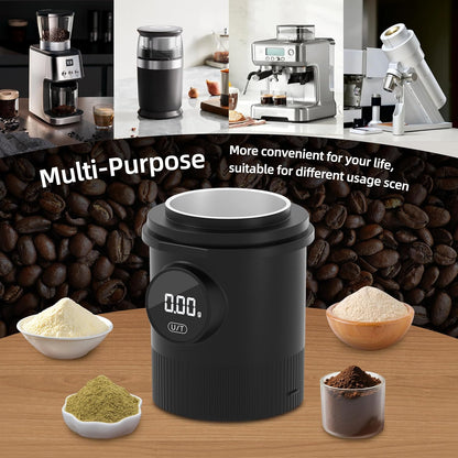 Coffee Scale, Espresso Scale, Weigh Digital Kitchen Scale with Timer, 2kg/0.1g Rechargeable Scale, Ratios & Flow Rate Display, Barista-Grade for Pour-Over, Espresso, French Press – Black