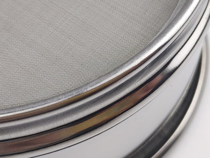 LABALPHA 70 Mesh Lab Sieves, Test Sieve #70 Mesh, 4'' Diameter, 304 Stainless Steel Wire Cloth (0.22mm)