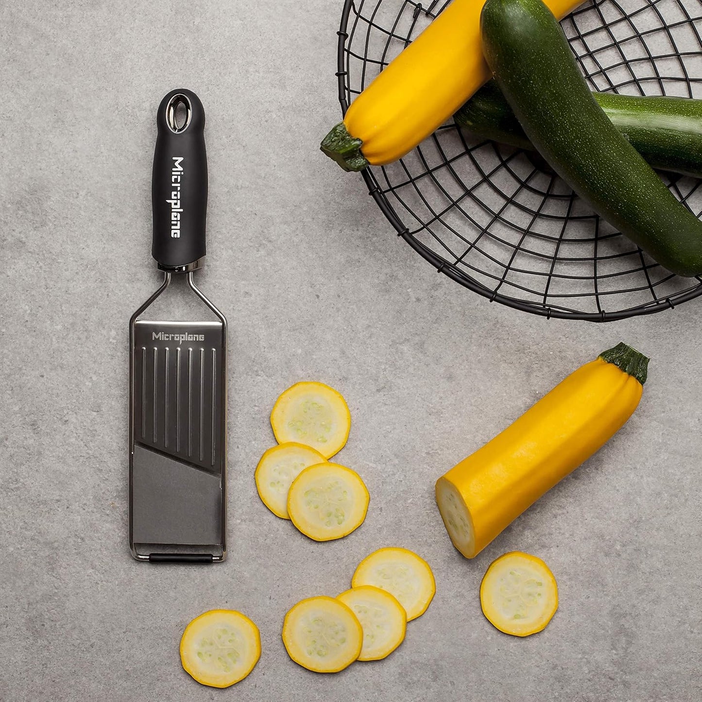 Microplane Gourmet Kitchen Grater, 335x160x39mm, Black