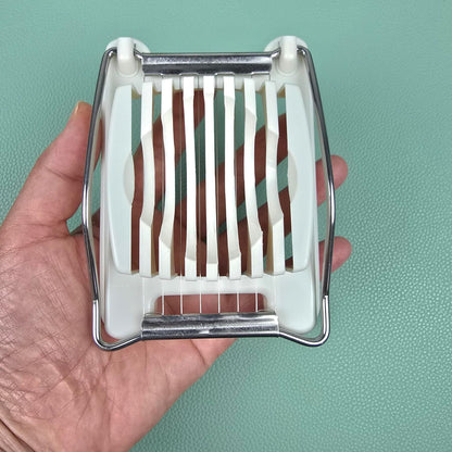 Japanese Egg Slicer Stainless Steel Wire Cutter – Hard-Boiled Egg, Tomato, and Fruit Slicer, Compact BPA-Free Kitchen Tool, Made in Japan Food Prep Utensil