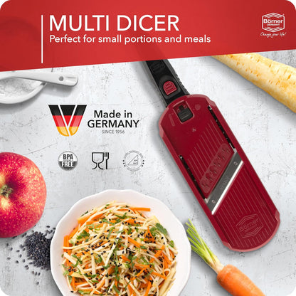Borner by Reston Lloyd Muli Dicer/Julienne Hand Held Vegetable Slicer