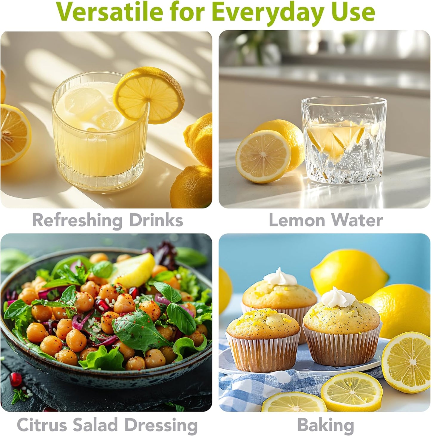 Joie Lemon and Lime Small Hand Juicer and Reamer, Built-In Measuring Cup, 1oz/30ml, Easy to Strain, Stores Leftover Juice, BPA-Free, Dishwasher Safe