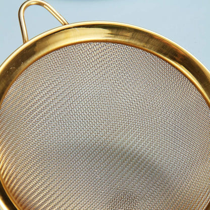 Kyraton Fine Mesh Strainer 6 Pieces Set, Flour Sifter For Baking, Stainless Steel Clander, Matcha Tea Strainer, Gravy Separator, Stasher Sieve Pasta Strainers