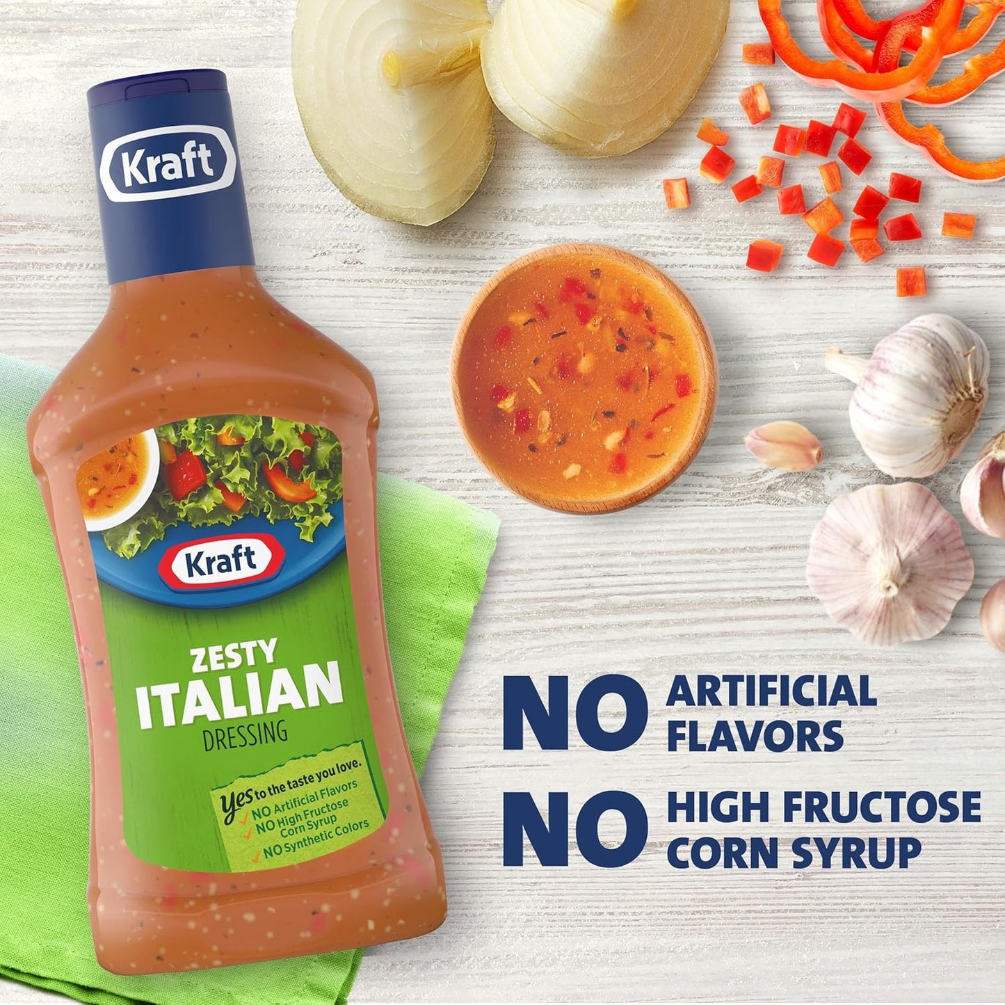 Kraft Salad Dressing, Caesar, 16 oz