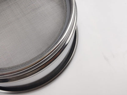 LABALPHA 70 Mesh Lab Sieves, Test Sieve #70 Mesh, 4'' Diameter, 304 Stainless Steel Wire Cloth (0.22mm)