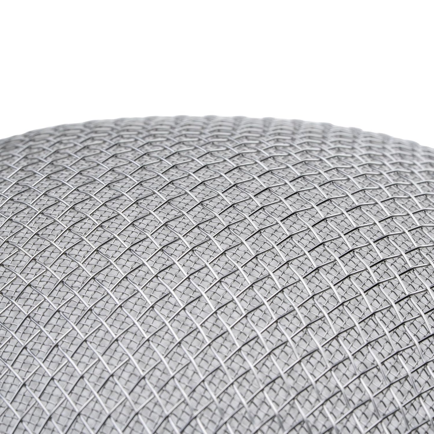 Winco MS2K-10D Strainer, 10.5-Inch Diameter, Double Fine Mesh, Medium, Stainless Steel, Tan