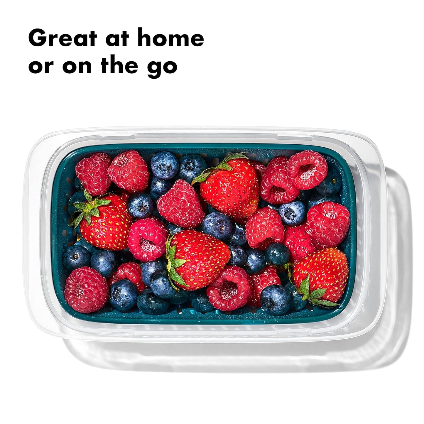 OXO Good Grips Prep and Go Silicone Squeeze Bottle 2 Pack - Ocean Blue