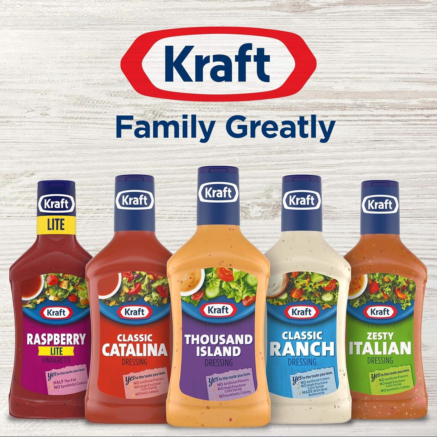 Kraft Zesty Italian Dressing Family Size, 24 fl oz Bottle