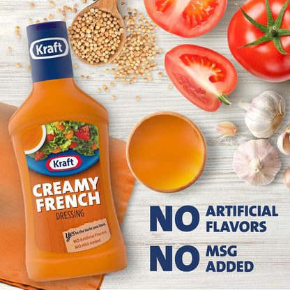 Kraft Zesty Italian Dressing Family Size, 24 fl oz Bottle