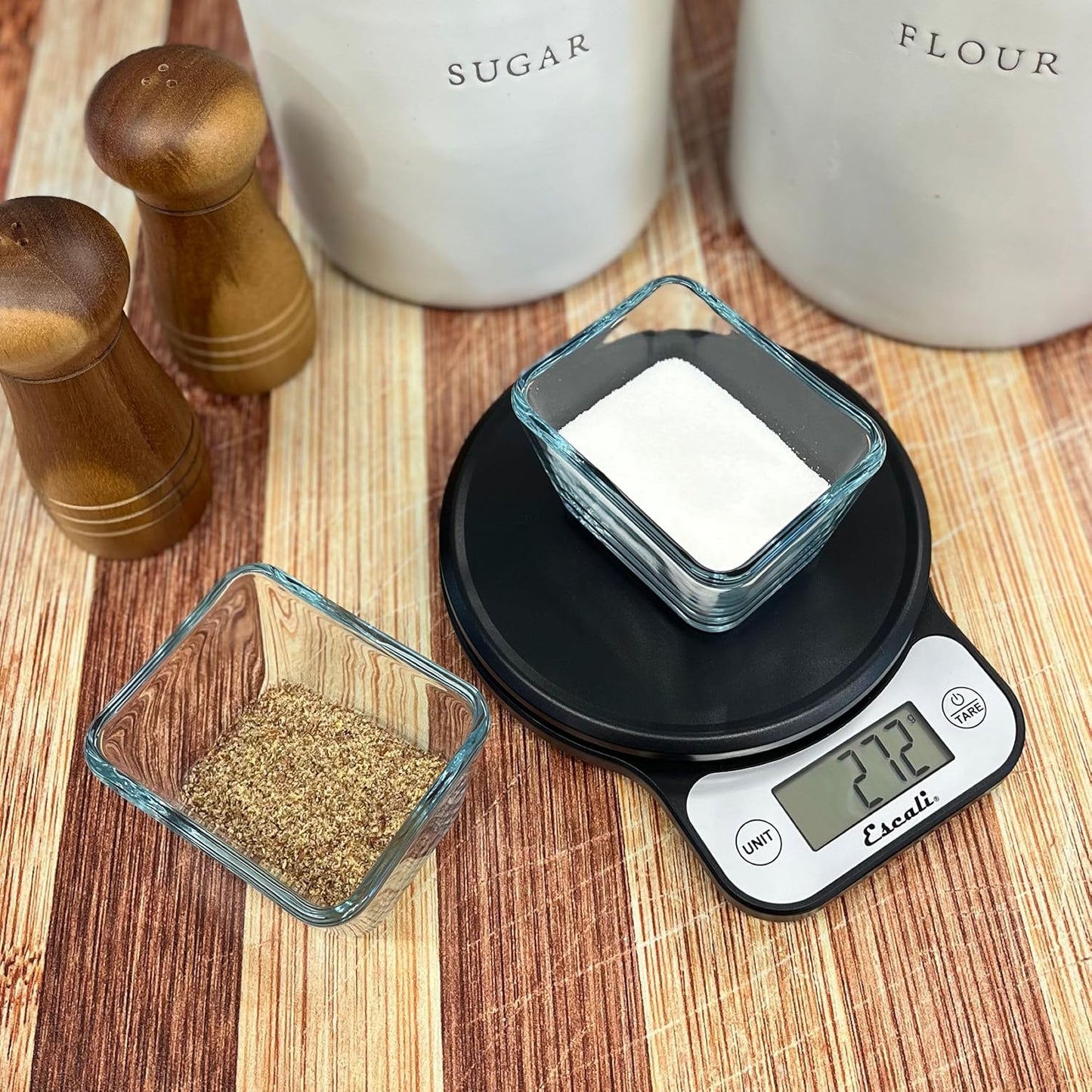 Escali Telero Digital Food Scale, High Precision Kitchen Scale for Cooking, Baking, Portion Control, Meal Prep, Weigh in Grams and Ounces, 11 lb Capacity, Blue (T136)