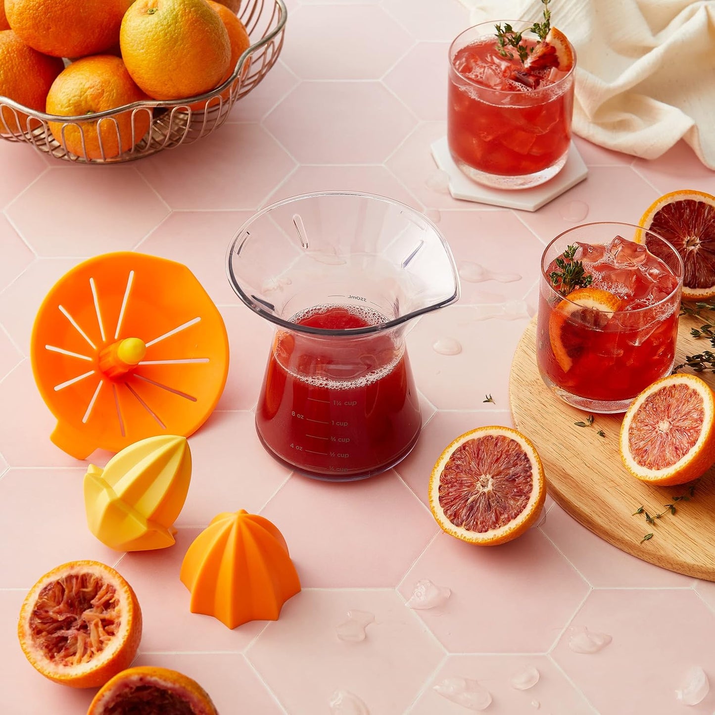 Chef'n Juicster Mini Citrus Juicer, One Size, Lemon/Arugala