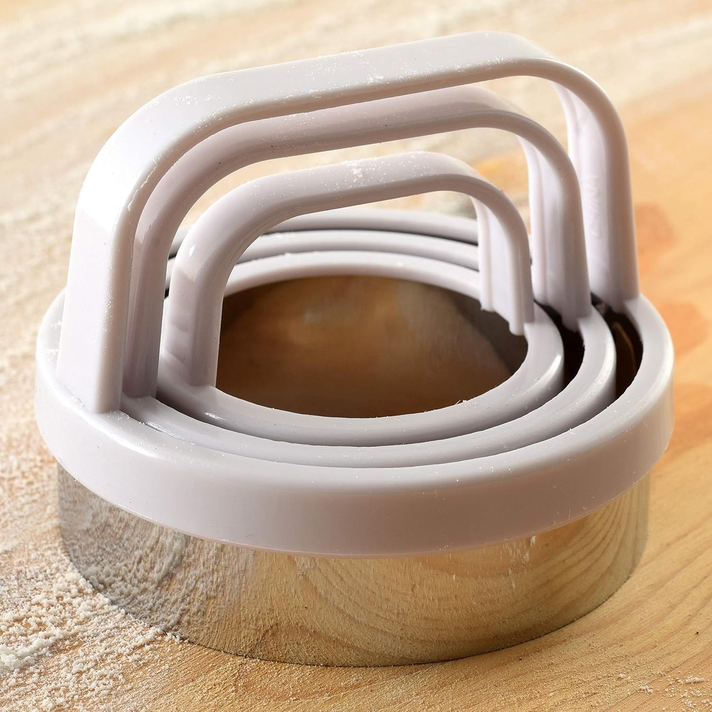 Norpro Biscuit/Cookie Cutters, Set of 3, As Shown
