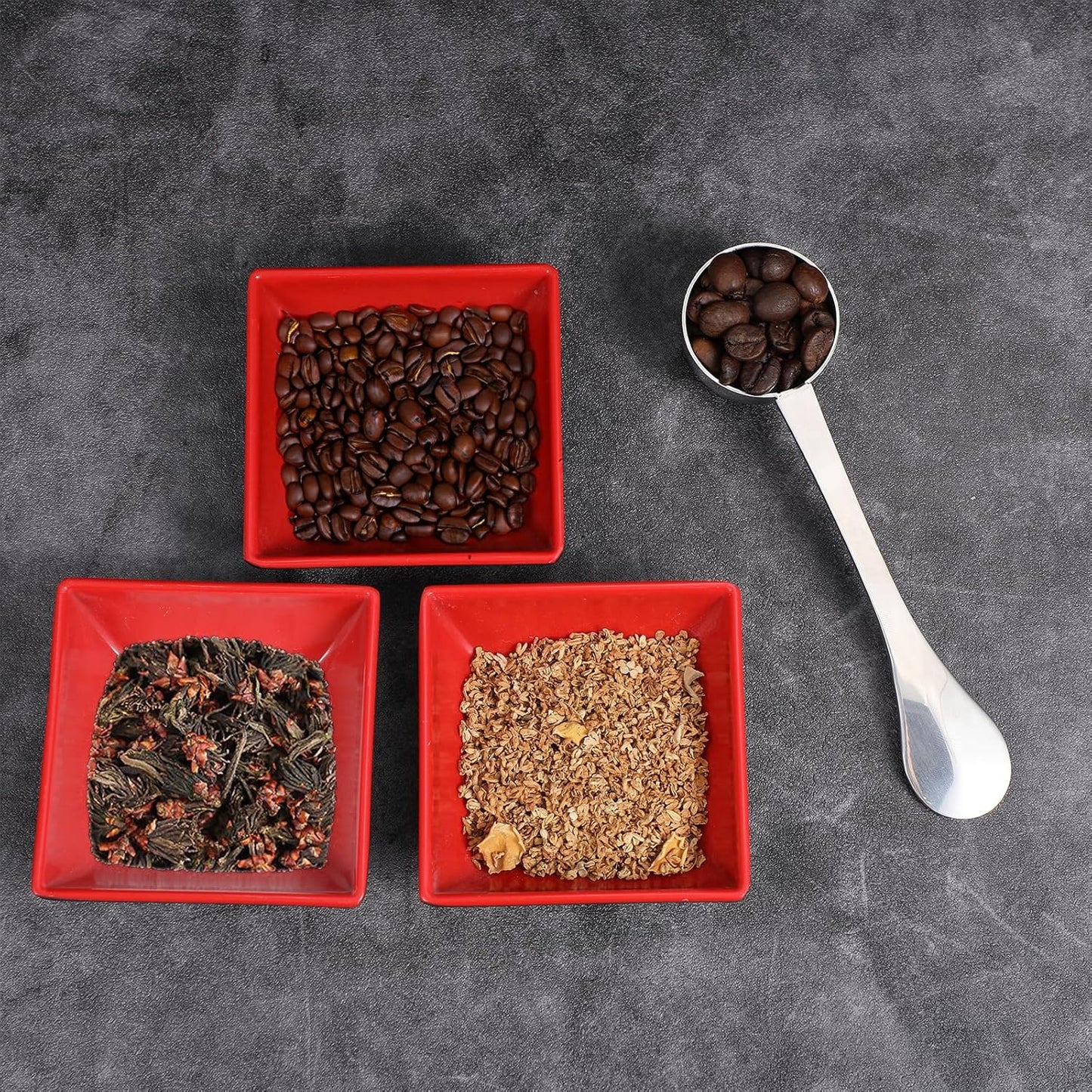Stainless Steel Coffee Scoop 1 TBSP (15ml) - Heavy Duty Measuring Spoon for Ground Coffee, Espresso, Tea & Baking - Dishwasher Safe
