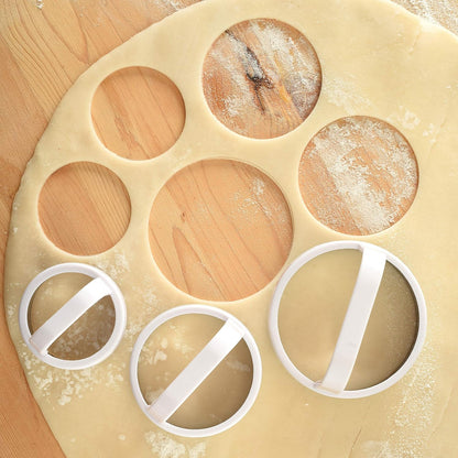 Norpro Biscuit/Cookie Cutters, Set of 3, As Shown