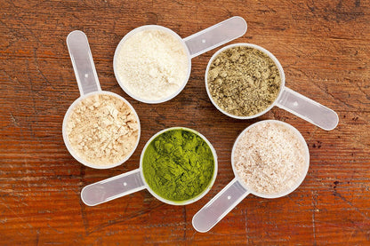25 mL (25 cc / 5 tsp / 0.85 oz) Plastic Measuring Scoop with Medium Handle - Small Portion Scoop for Spices, Powders, Granules, Coffee, and Seed Packing (5)