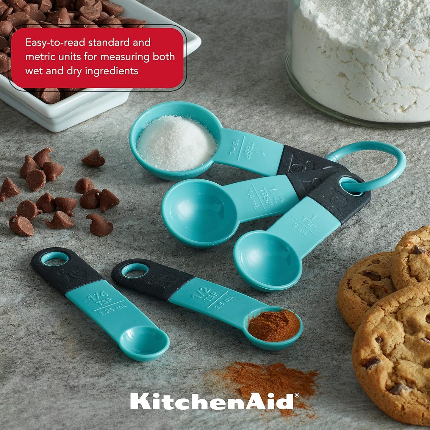 KA UNIVERSAL S5 MEASURE SPOON GRAY
