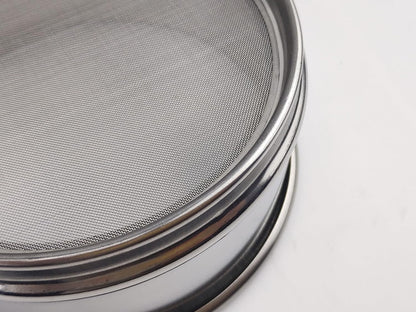 LABALPHA 70 Mesh Lab Sieves, Test Sieve #70 Mesh, 4'' Diameter, 304 Stainless Steel Wire Cloth (0.22mm)