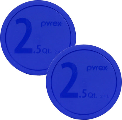 Pyrex 325-PC 2.5qt Blue Mixing Bowl Food Storage Replacement Lid - Made in USA