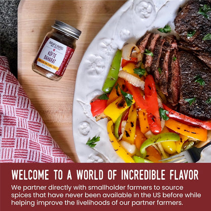 Burlap & Barrel Black Garlic Powder – Rich, Savory Flavor – Perfect for Roasted Proteins & Vegetables – Black Garlic Seasoning – As Seen On Shark Tank - 2.2oz Jar