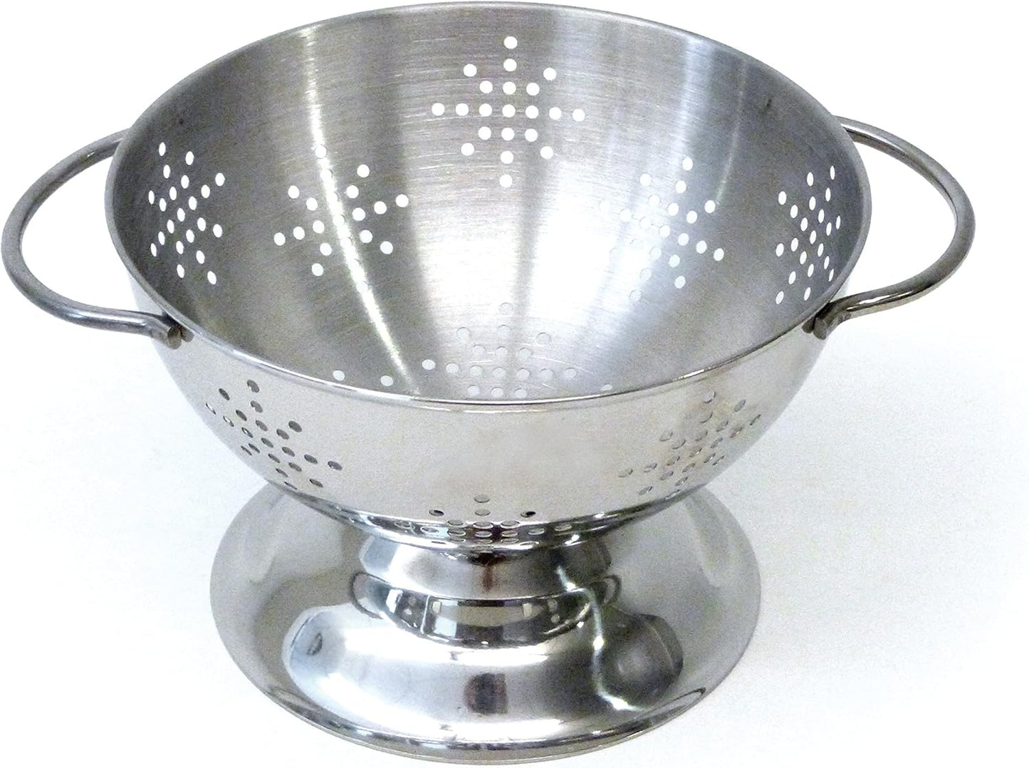 RSVP International Endurance Kitchen Collection Colander Strainer, Mini, Pierced Stainless Steel