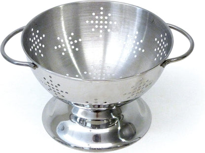 RSVP International Endurance Kitchen Collection Colander Strainer, Mini, Pierced Stainless Steel