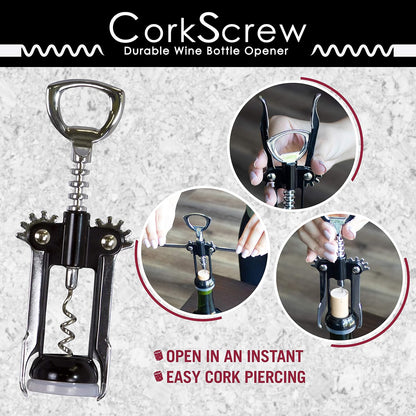 Winged Corkscrew 2pk